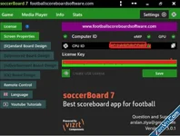 Download SoccerBoard 7 FootBall Scoreboard Software
