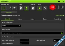 Screencapt - Screen Recorder with Webcam & Draw Tools