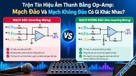 Trộn Tín Hiệu Âm Thanh Bằng Op-Amp: Mạch Đảo Và Mạch Không Đảo Có Gì Khác Nhau?