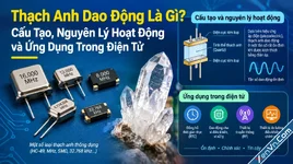 Thạch Anh Dao Động Là Gì? Cấu Tạo, Nguyên Lý Hoạt Động Và Ứng Dụng Trong Điện Tử