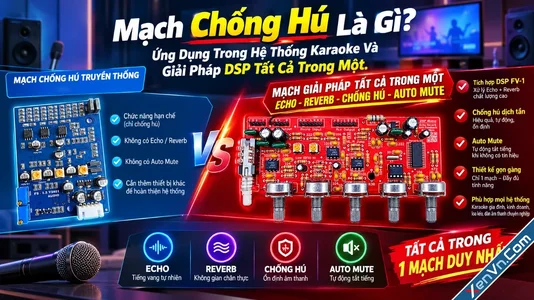 Mạch Chống Hú Là Gì? Ứng Dụng Trong Hệ Thống Karaoke Và Giải Pháp DSP Tất Cả Trong Một