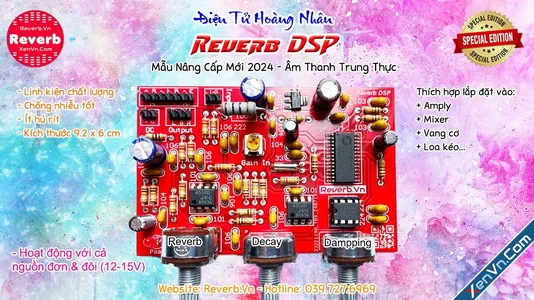 Mạch Reverb 3 Volume