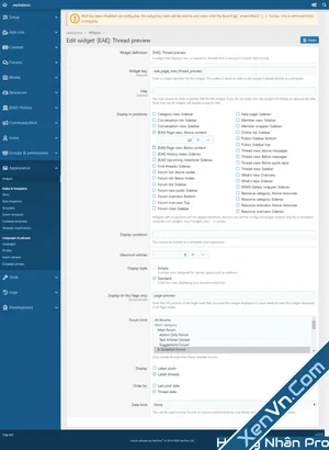 [EAE Add-ons] Thread preview widget - Xenforo 2