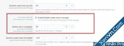 [UH] Avatars size in messages - Xenforo 2