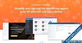 KeyPress UI Manager - Simplify and rebrand the WordPress dashboard