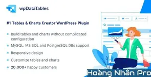 wpDataTables - Tables and Charts Manager for WordPress