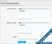 AndyB - Forum Access By Gender - Xenforo 2