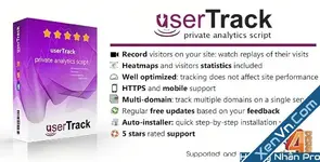 userTrack - Self-Hosted Web Analytics