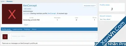 [XenConcept] Profile Views - Xenforo 2