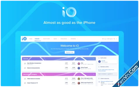 ThemeHouse - iO Light / Dark - Xenforo 2 Style
