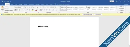Remove Get Genuine Office warning - Office 2019
