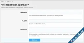 AndyB - Auto registration approval - Xenforo 2
