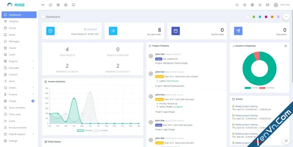 RISE - Ultimate Project Manager