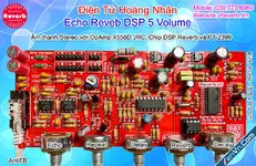Mạch Echo Reverb DSP 5 Volume