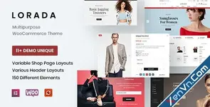 Lorada - Responsive Elementor eCommerce Theme