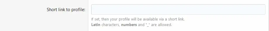 NS - Short Profile Link - Xenforo 2
