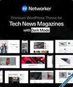 Networker - Tech News WordPress Theme with Dark Mode