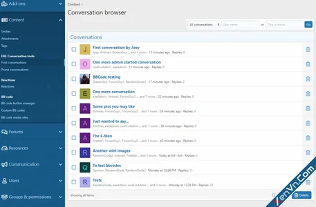 [EAE Add-ons] Conversation Tools - Xenforo 2
