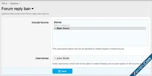 AndyB - Forum reply ban - Xenforo 2