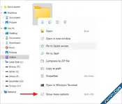 Restore Full Right-click Context Menu in Windows 11