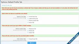 [OzzModz] Default Profile Tab - Xenforo 2
