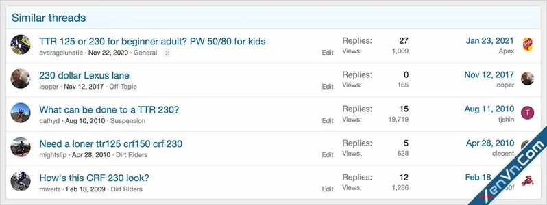 AndyB - Similar threads - Xenforo 2