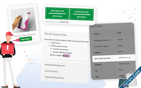 WooCommerce Smart Coupons - discount, credits, gift cards & promotions