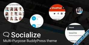 Socialize - Multi-Purpose BuddyPress Theme