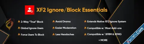 [AddonFlare] XF2 Ignore/Block Essentials - Xenforo 2