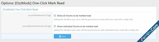 [OzzModz] One-Click Mark Read - Xenforo 2