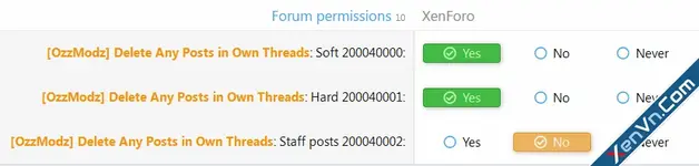 [OzzModz] Delete Any Posts in Own Threads - Xenforo 2