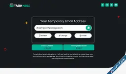 Trash Mails - Temporary Email Address System - PHP Script