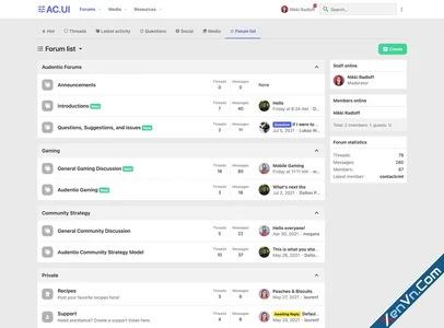 ThemeHouse - AC.UI (ACE) - Xenforo 2 Style