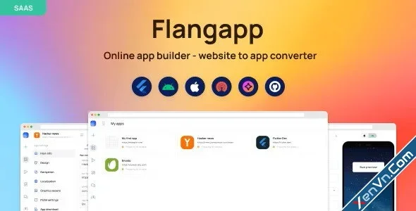 Flangapp - Online app builder from website