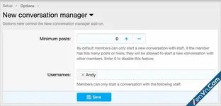 AndyB - New conversation manager - Xenforo 2