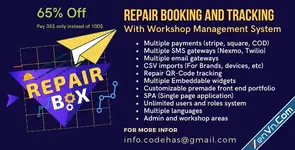 Repair box - Repair booking, tracking and workshop management system