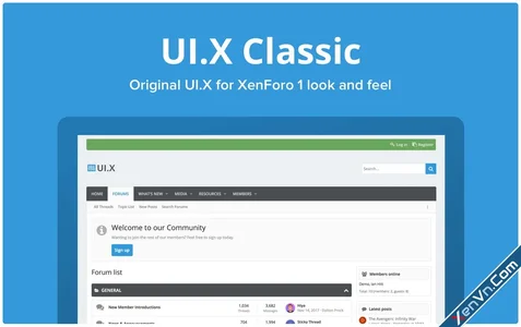 ThemeHouse - UI.X Classic Light / Dark - Xenforo 2 Style