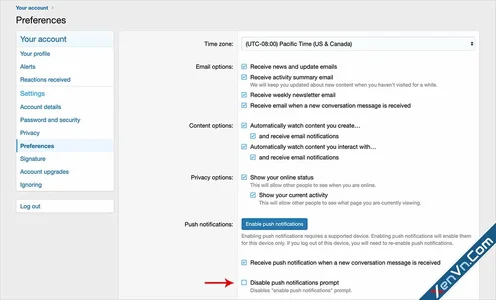 AndyB - Disable push notifications prompt - Xenforo 2
