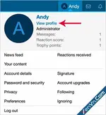 AndyB - View profile - Xenforo 2
