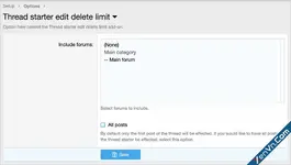 AndyB - Thread starter edit delete limit - Xenforo 2