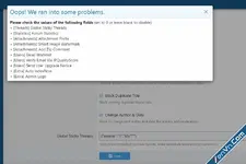XenVn Version 1.3.0 Error on Click Save