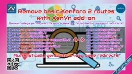 Remove basic Xenforo 2 routes with XenVn add-on