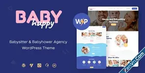 Happy Baby - Nanny & Babysitting Services Children WordPress Theme