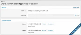 [BS] Crypto payment powered by devsell.io - Xenforo 2