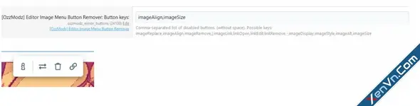 [OzzModz] Editor Image Menu Button Remover - Xenforo 2