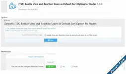 Enable View And First Post Reaction Score Default Sort 4 Nodes - XF2