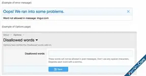 AndyB - Disallowed words - Xenforo 2