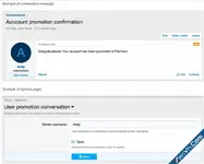 AndyB - User promotion conversation - Xenforo 2