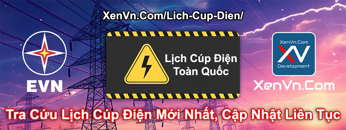 Tra Cứu Lịch Cúp Điện - Header